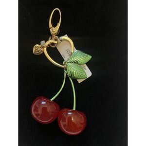 BETSEY JOHNSON  Keychain Purse Handbag Charm‎ CHERRIES NWT
